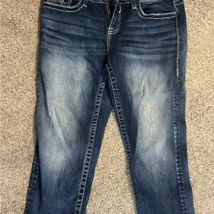Vigoss Dark Wash jeans capri 21” size 12